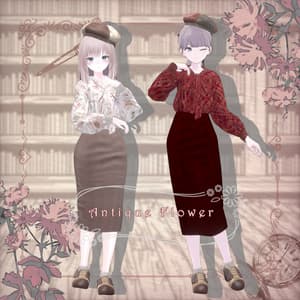 【25アバター対応】Antique Flower