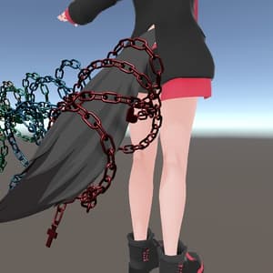 街狐さん 尻尾くさり