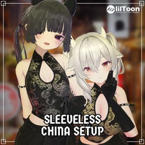 【ミルティナ】【MARUBODY】スリーブレスチャイナ セットアップ【UltraBesik】