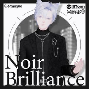 【9アバター対応】『Noir Brilliance』VRChat向け3D衣装