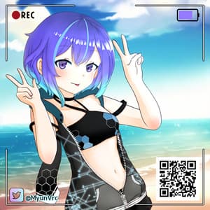 水着フードジップアップ